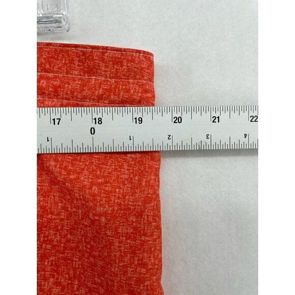 Old Navy Swim Board Shorts Men's Sz 36 Orange Blue Striped Colorblock Tie Front - Picture 3 of 11